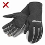Gloves worn by females in Ihram