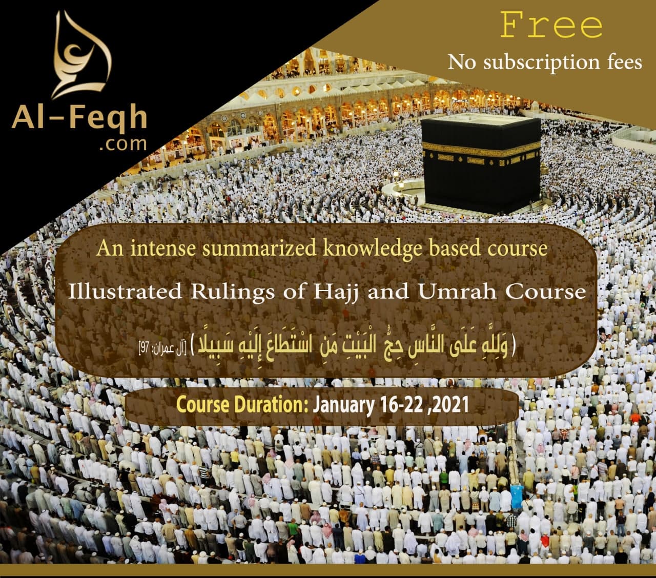 Illustrated Rulings of Hajj and Umrah Course